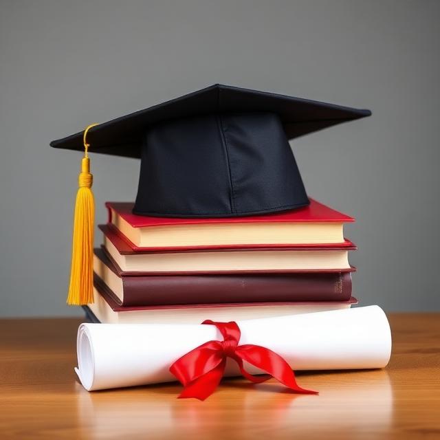Diplôme et livres
